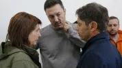 Patricia Bullrich, Axel Kicillof y Luis Petri.&nbsp;