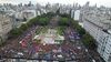 Las mujeres desbordaron la Plaza de los dos Congresos (Foto: Lucía Hernández). Las mujeres desbordaron la Plaza de los dos Congresos (Foto: Lucía Hernández).