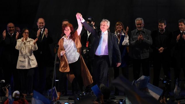 los fernandez montaron en rosario la foto de la unidad peronista