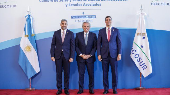 Alberto Fernández en la cumbre de jefe de Estados del Mercosur