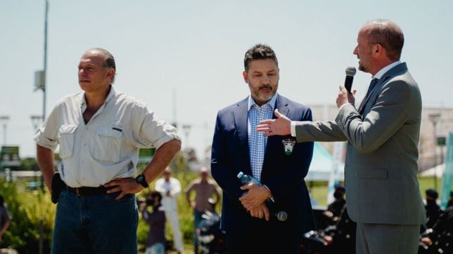 en merlo, insaurralde y berni alentaron la inscripcion para sumarse a la policia