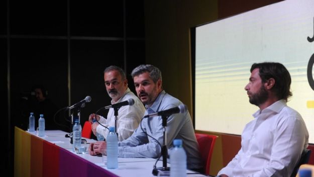 Peña: “Si hay ballotage, no tiene sentido que se reúnan Macri y Fernández”