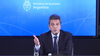 El ministro de Economía, Sergio Massa, en rueda de prensa El ministro de Economía, Sergio Massa, en rueda de prensa