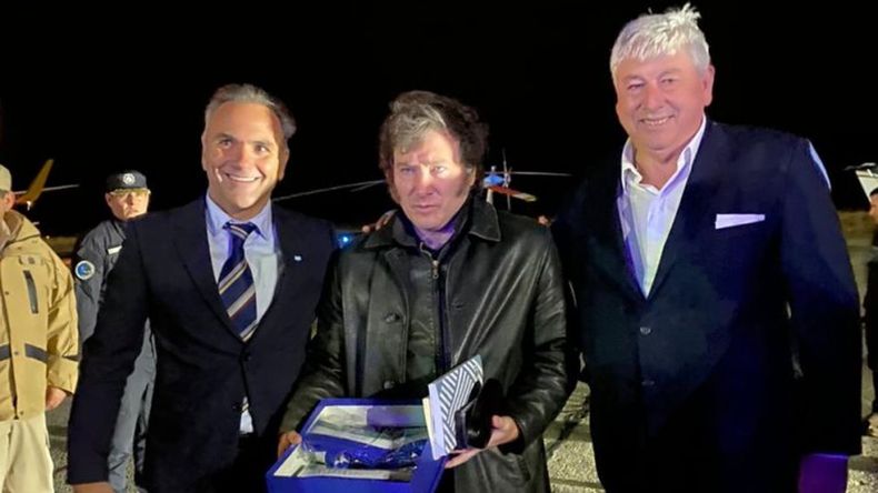 Javier Milei en Bariloche.