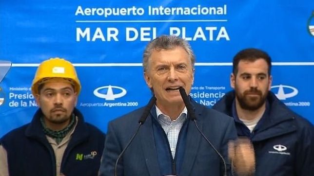 en la ciudad con desempleo record, macri prometio ?mas trabajo? por un gasoducto