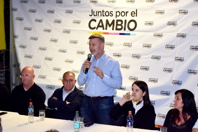 Javier Pretto, en su rol como presidente del PRO