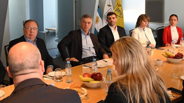 Mauricio Macri en la reunión con postulantes del PRO.