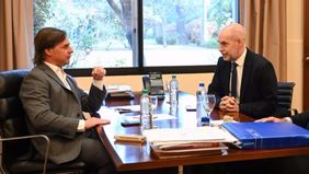 En modo candidato, Larreta se reunió con Lacalle Pou en Montevideo