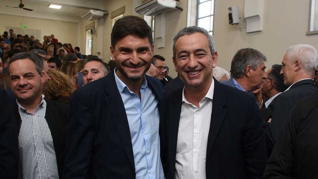 Maximiliano Pullaro y Pablo Javkin.