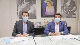 De Pedro y Espinoza firmaron un convenio para reforzar la asistencia ante el covid