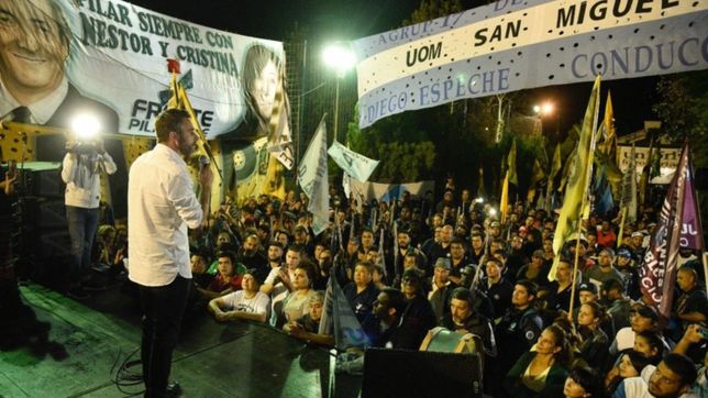 el sindicalismo pilarense respaldo la candidatura de federico achaval