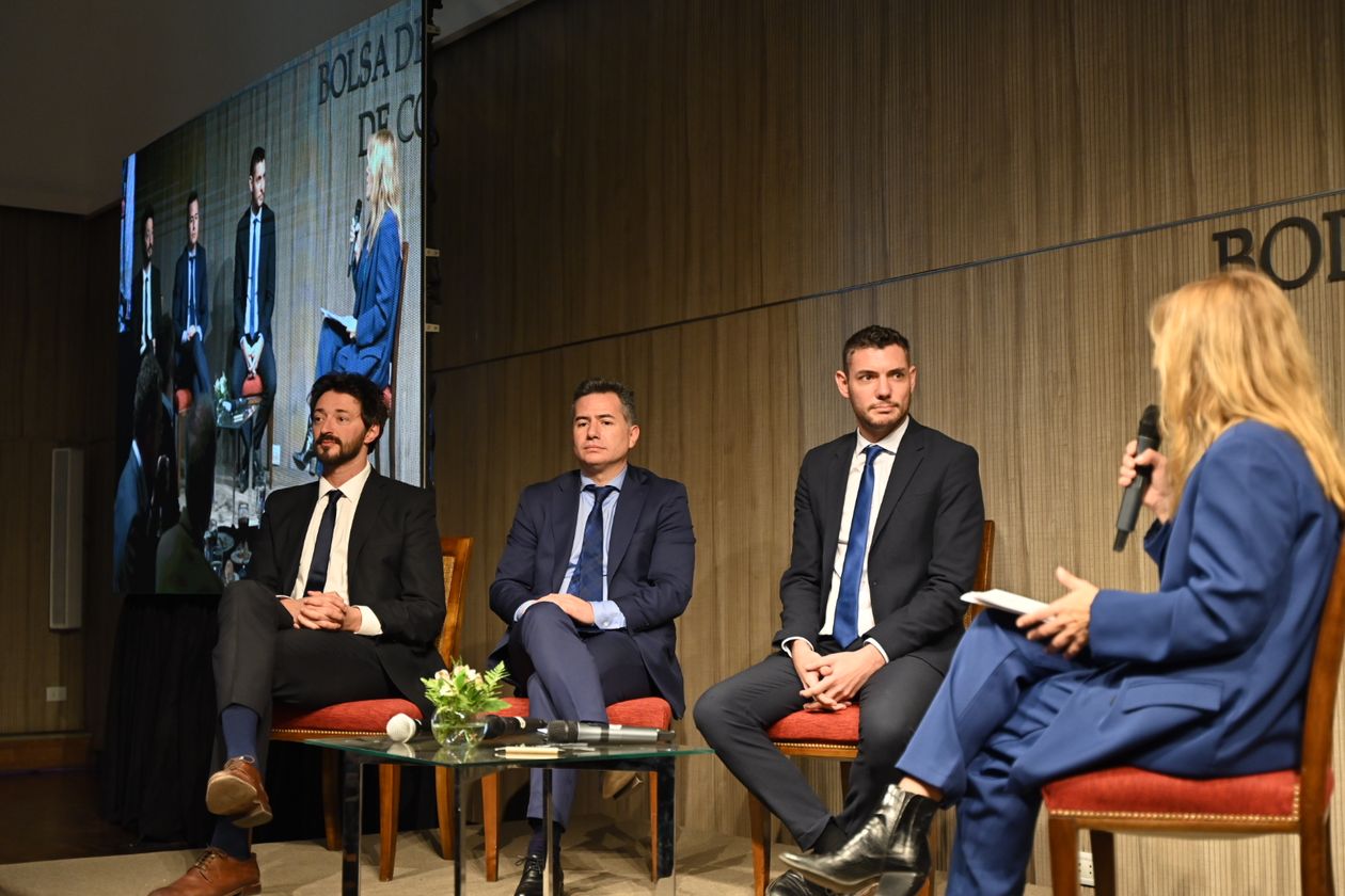 Gabriel Bornoroni, invitado especial de la Bolsa de Comercio de Córdoba.&nbsp;