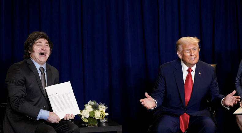 Javier Milei y Donald Trump: perfecta sintonía.