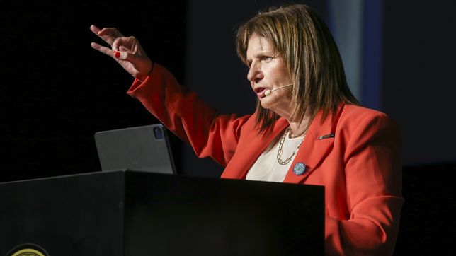 Patricia Bullrich, en La Rural