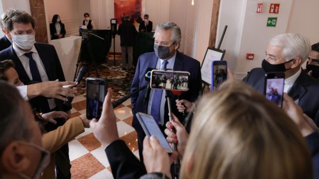 fernandez le pidio a georgieva una solucion que no postergue al pueblo