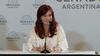 Cristina Fernández en un acto de homenaje a Abuelas en el Senado