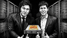 Javier Milei y Sam Altman. Para el zar de la IA, el súper-RIGI es una fiesta (imagen generada con inteligencia artficial).
