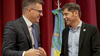 Santiago Pérez Teruel junto a Axel Kicillof&nbsp;