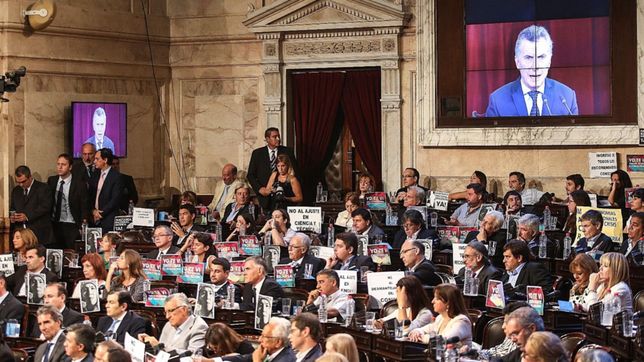 a macri lo espera un congreso con la oposicion partida y su tropa realineada