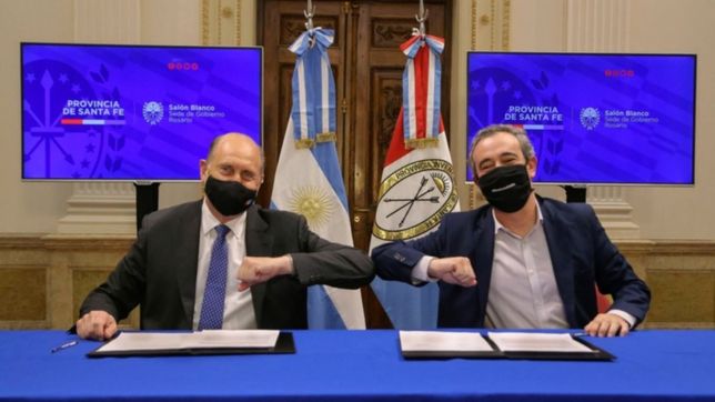 javkin y perotti, fuerza comun con pases de facturas por subsidios al transporte