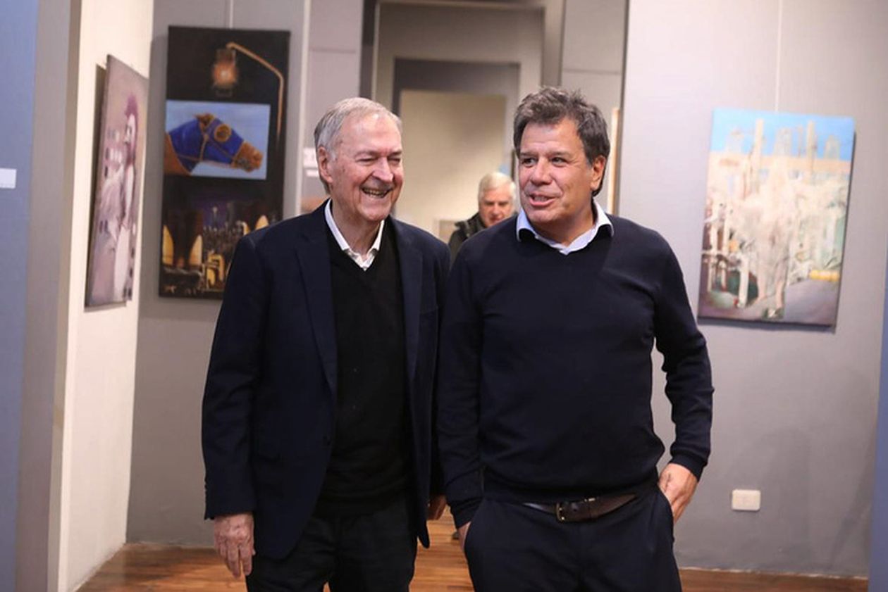 Juan Schiaretti y Facundo Manes.