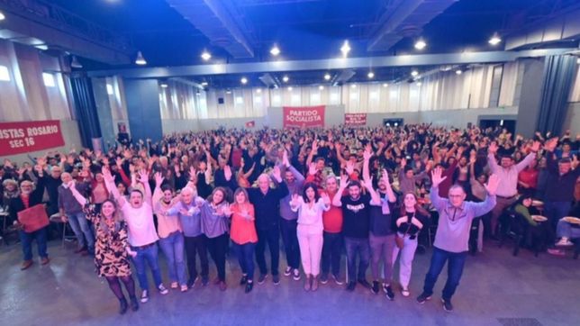 mensaje de unidad, el postre del locro del socialismo en rosario