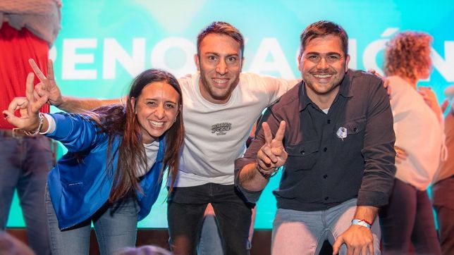 Majo Poncino, Mariano Romero y Pablo Basso, los tres ediles del Movimiento Evita en Rosario a partir del diez de diciembre