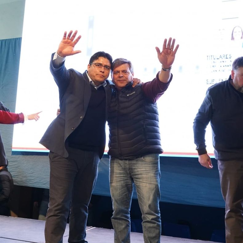Vidal y Leguizamón, socios de una alianza electoral que no esconde sus diferencias políticas.