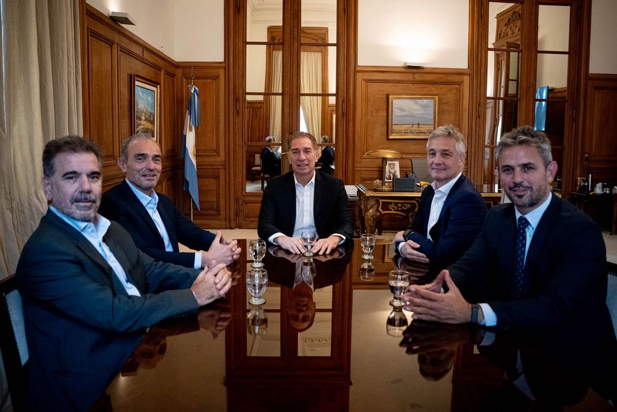 Primera cumbre LLA-PRO en la Casa Rosada.&nbsp;