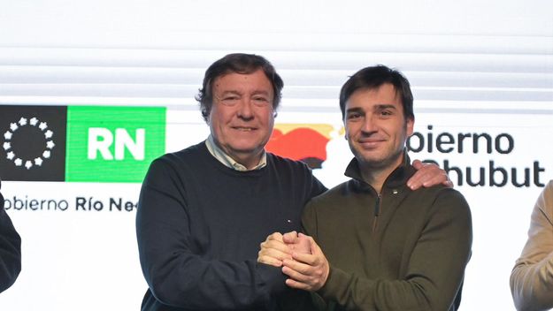 Alberto Weretilneck e Ignacio Torres, gobernadores de Río Negro y Chubut.&nbsp;