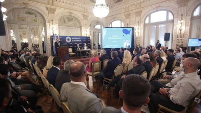 jaldo recibio a manzur y al embajador en ee.uu. en busca de exportaciones