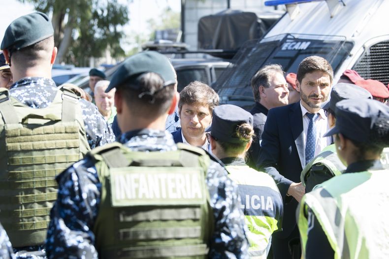 Axel Kicillof y Maximiliano Pullaro en San Nicolás.