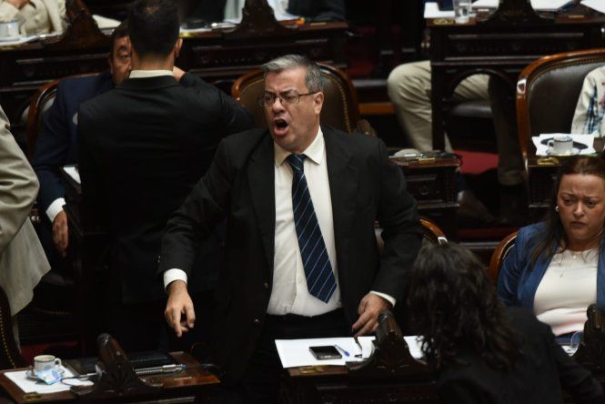 Germán Martínez, jefe de la bancada de Unión por la Patria en Diputados