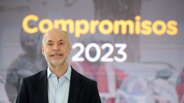 El presidenciable PRO presentó los compromisos de gestión 2023 para la Ciudad.