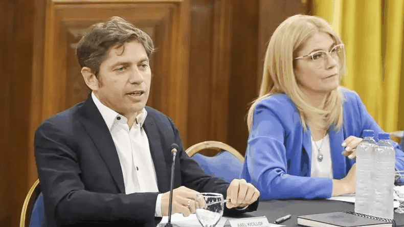 Axel Kicillof y Verónica Magario.