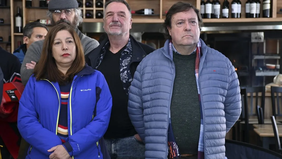 Arabela Carreras y&nbsp; Alberto Weretilneck.