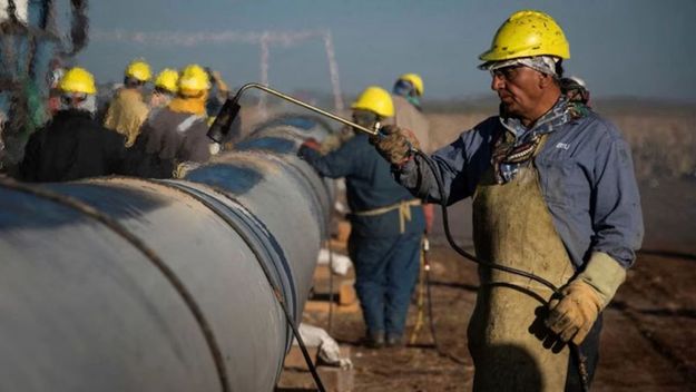 Paolo Rocca construye los caños de los gasoductos para Vaca Muerta Paolo Rocca construye los caños de los gasoductos para Vaca Muerta