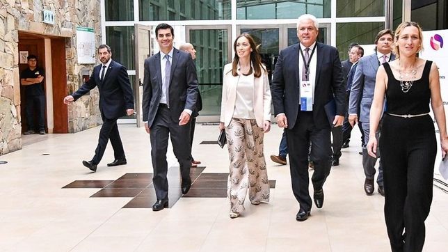 frente al mas macrista de los gobernadores pj, vidal descalifico al populismo