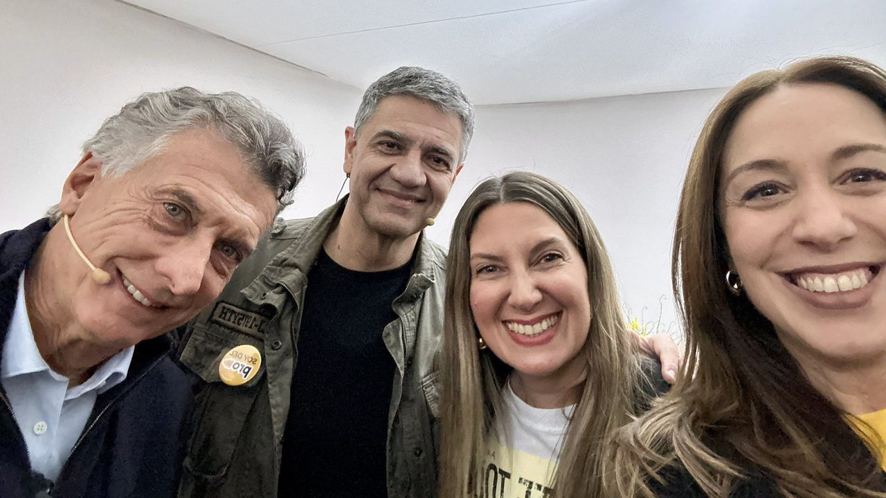 Maurio Macri, Jorge Macri, Silvia Lospennato y María Eugenia Vidal.
