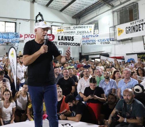 Milman ayer en Lanús.