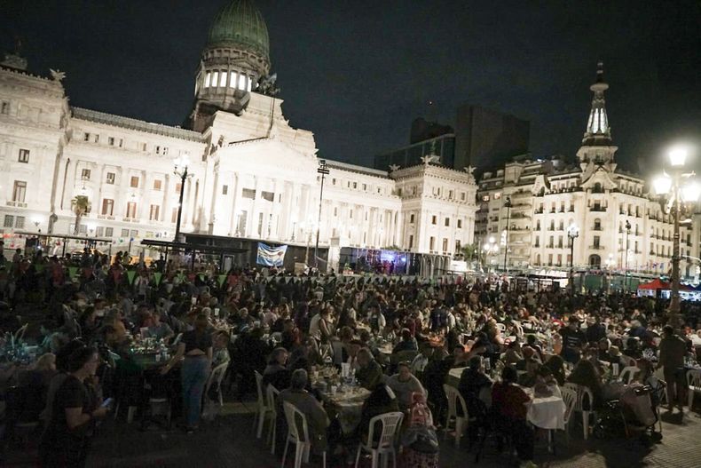 Cena solidaridad de Navidad en el Congreso