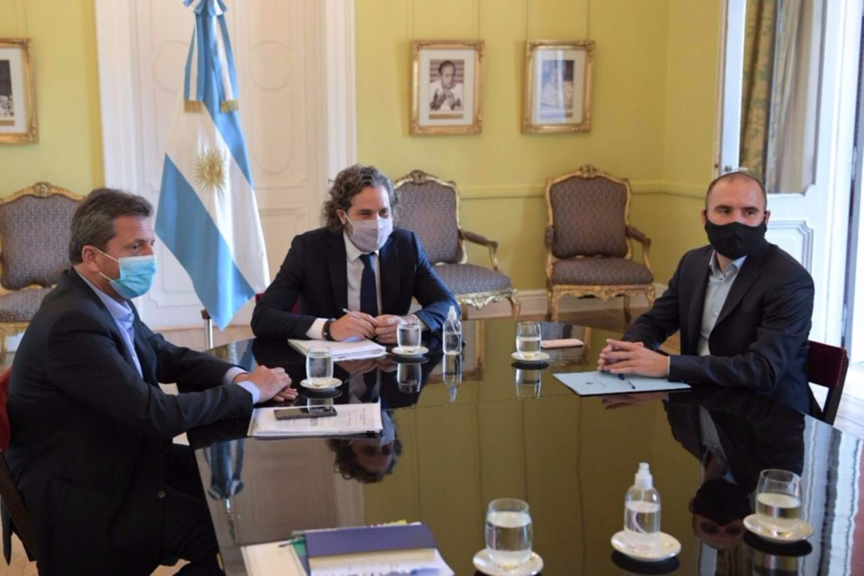 Massa, Cafiero y Guzmán