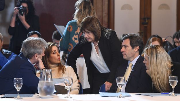 Patricia Bullrich en la Comisión de Acuerdos.&nbsp;