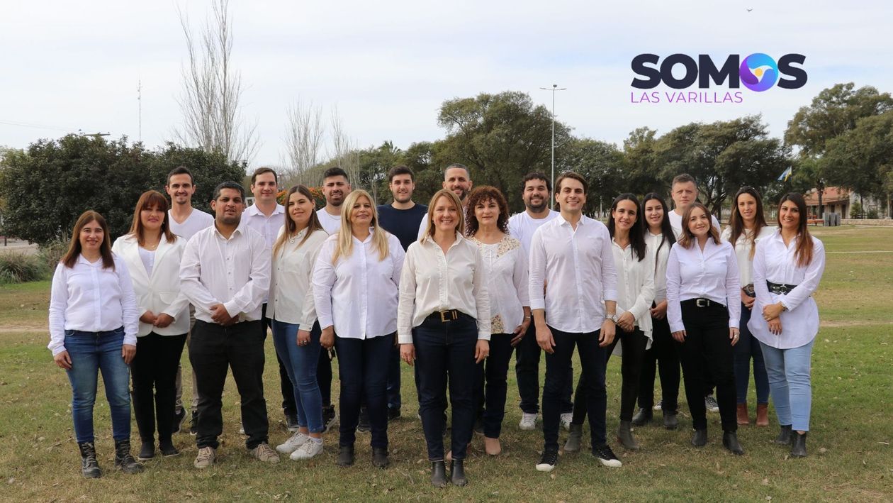 El equipo de Somos Las Varillas, la apuesta del PJ para la elección del domingo.&nbsp;