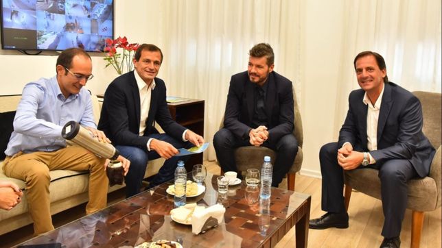 tinelli camina la provincia escoltado por bonaerenses de alternativa federal