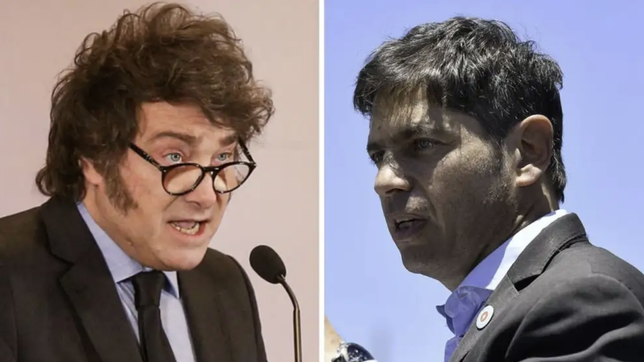milei y kicillof, dos enemigos unidos por un conflicto