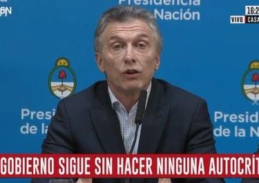 Macri culpó al kirchnerismo y a sus votantes por la tormenta financiera