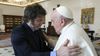 Javier Milei y el papa Francisco.