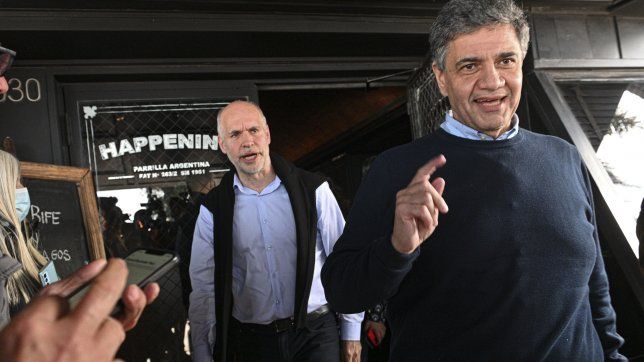 Horacio Rodríguez Larreta y Jorge Macri (Archivo).