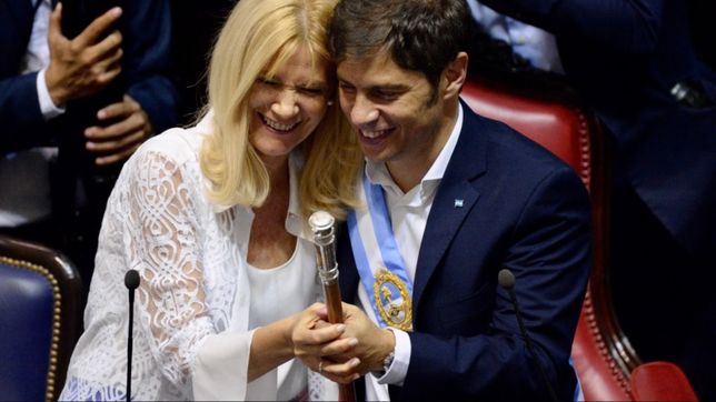 la asuncion de kicillof, en fotos
